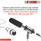 5 Core Shotgun Microphone Condenser Interview Mic Super-Cardioid for Photography Video Camcorders DSLR DV Camcorder Camera Microphone with Metal Holder, Anti-Wind Foam Cap XLR Cable IM-321