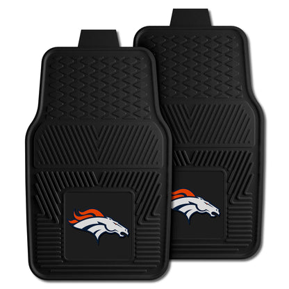 NFL - Denver Broncos 2-pc Vinyl Car Mats 17"x27"