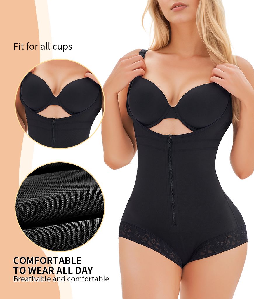 Colombian Shapewear Bodysuit – Sculpt & Lift Fit Cnasti Strings and Thangs