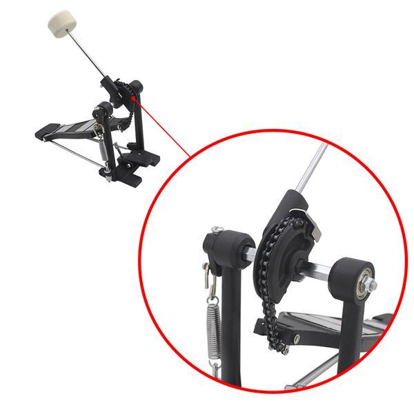 Professional Drum Pedal Hammerhead for Adult Drum Set Black