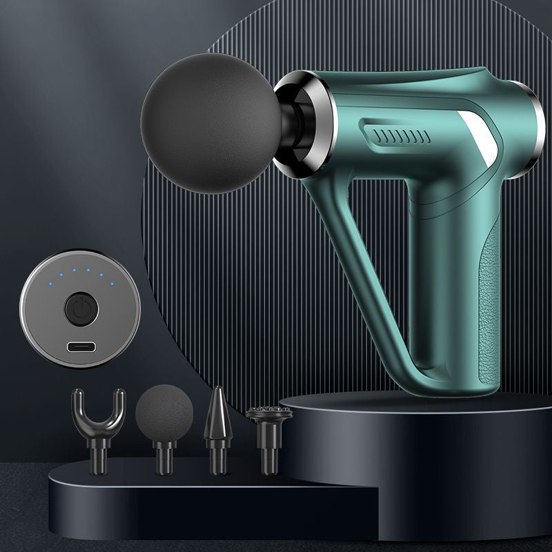 1pc Tricep Gun Deep Muscle Massage Relax Outdoor Fitness Equipment Shock Full Body Massager Electric Massage Gun Core Sports & Fitness