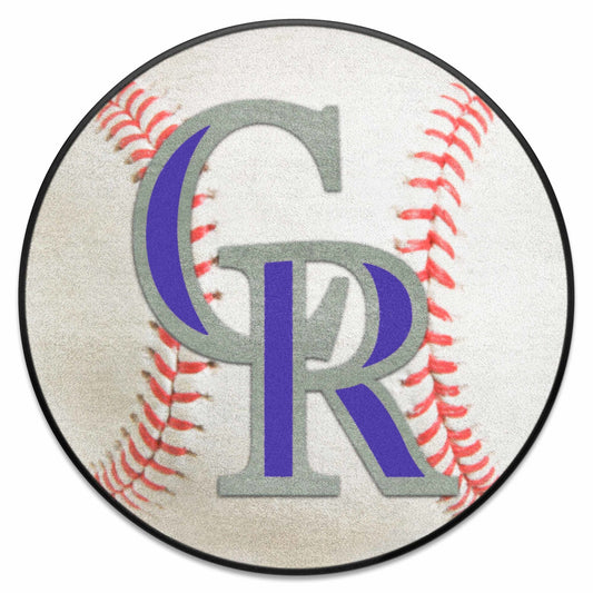 MLB - Colorado Rockies Baseball Mat 27" diameter