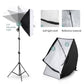 50x70cm Softbox 45W/70W Bulb Photography Studio Photo Lighting Kit Continuous Light System For Camera With Remote Control