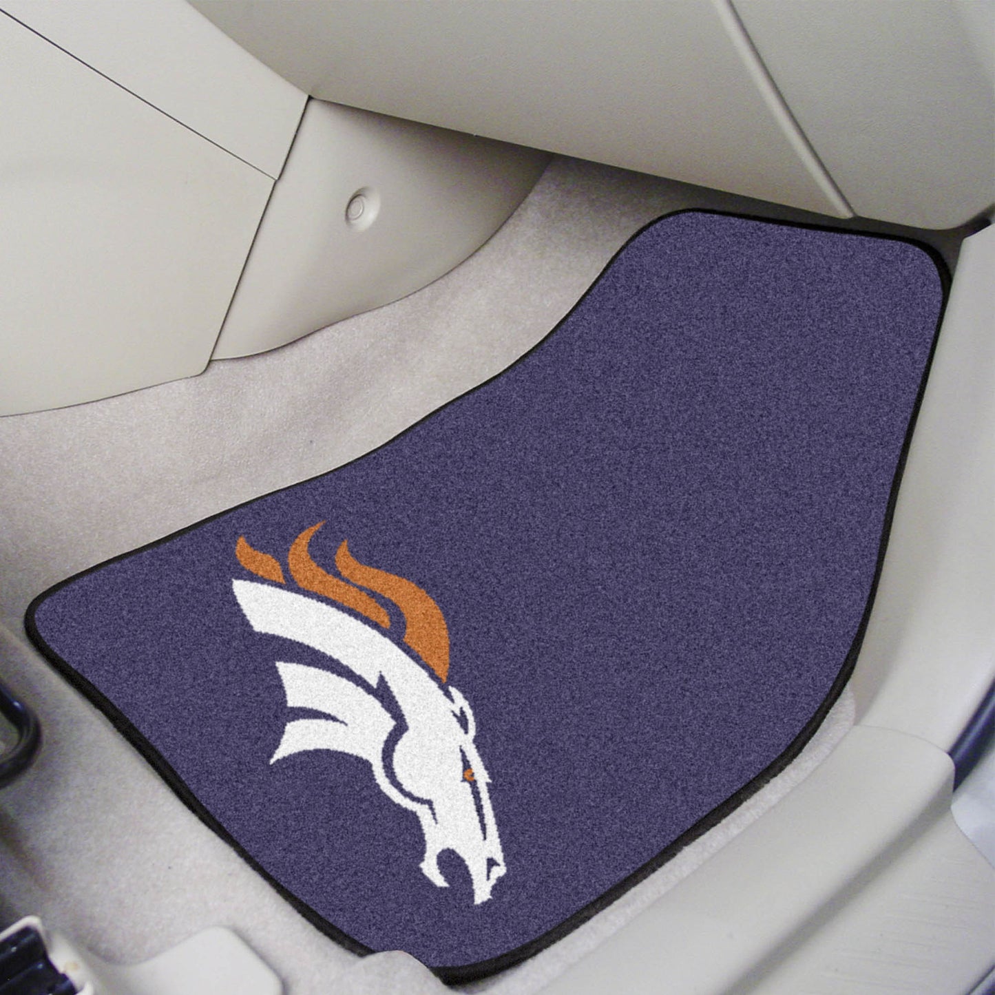 NFL - Denver Broncos 2-pc Carpeted Car Mats 17"x27"