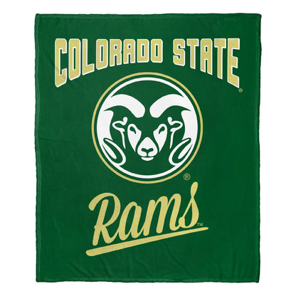 Colorado State OFFICIAL NCAA "Alumni" Silk Touch Throw Blanket; 50" x 60"