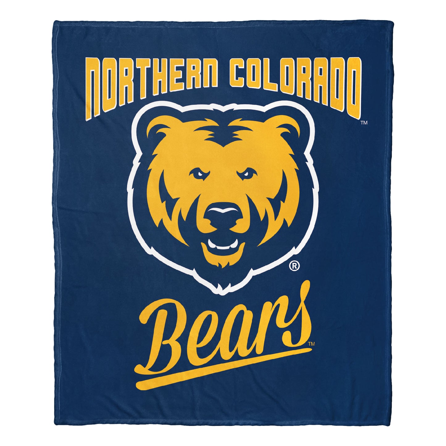 Northern Colorado OFFICIAL NCAA "Alumni" Silk Touch Throw Blanket; 50" x 60"