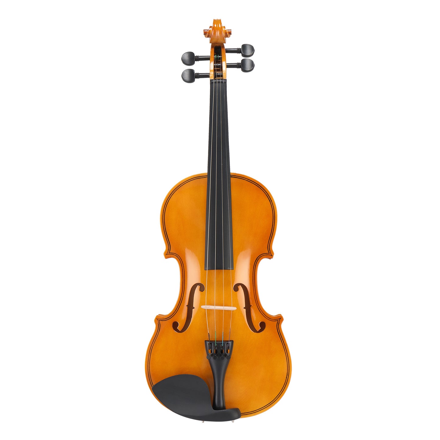 Full Size 4/4 Violin Set for Adults Beginners Students with Hard Case,Violin Bow,Shoulder Rest,Rosin,Extra Strings and Sordine