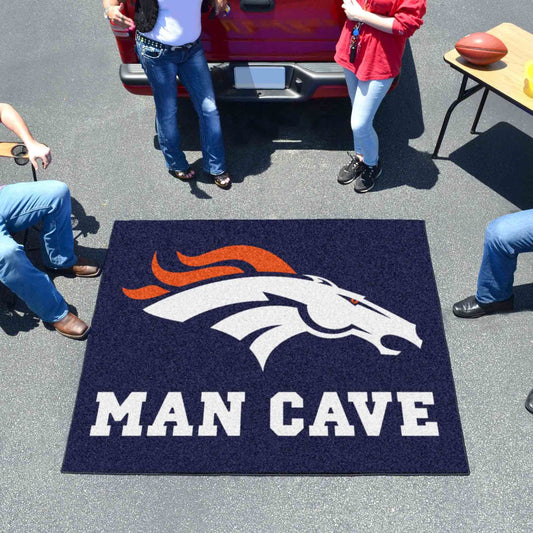 NFL - Denver Broncos Man Cave Tailgater Rug 5'x6'