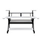 ACME Willow Music Desk, White & Black Finish OF00996