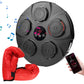 Music Boxing Machine Electronic Wall Target Punching Pad LED Lighted Sandbag Boxing Training Machine Exercise Equipment with Adult Boxing Gloves