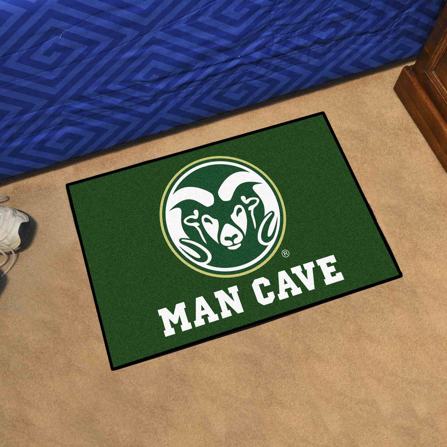 Colorado State Man Cave Starter Rug 19"x30"