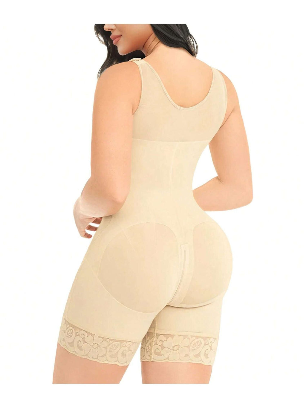 Fasjrixa Fajas Colombianas Full Body Shaper with Zipper Cnasti Strings and Thangs