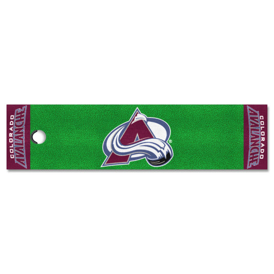 NHL - Colorado Avalanche Putting Green Mat 18"x72"