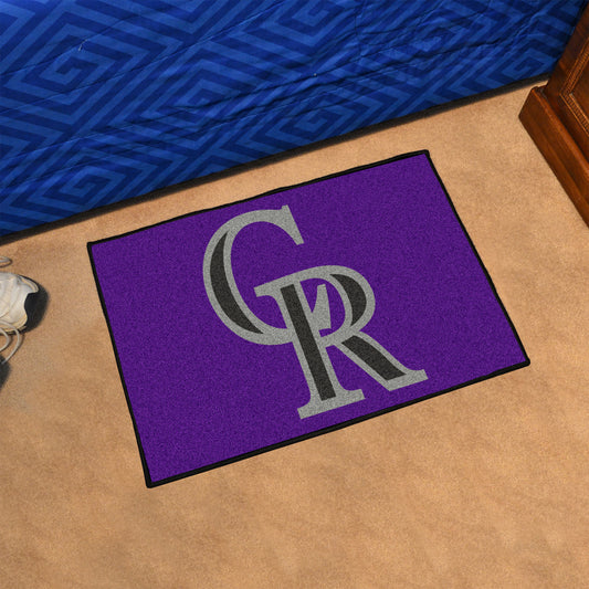 MLB - Colorado Rockies Starter Rug 19"x30"