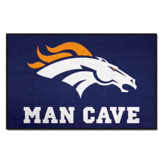 NFL - Denver Broncos Man Cave Starter Rug 19"x30"