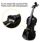 Full Size 4/4 Violin Set for Adults Beginners Students with Hard Case,Violin Bow,Shoulder Rest,Rosin,Extra Strings and Sordine