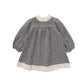 Baby Girl Houndstooth Pattern Mesh Patchwork Chanel's Dress