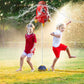 Rocket Sprinkler Launcher Outdoor Water Sprinkler Flying Splashing Fun Toys Summer Water Toy 360° Rotation for 3+ Years Old Boys Girls for Yard Pool Garden Lawn