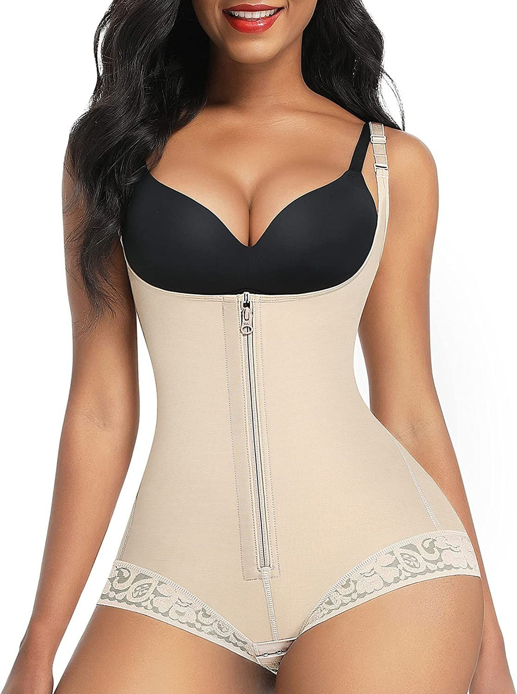 Shapewear for Women Seamless Firm Triple Control Faja Plus Size Thigh Slimmer Tummy Control Body Shaper Cnasti Strings and Thangs