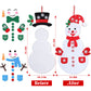 Felt Christmas Snowman Set DIY Felt Christmas Hanging Decorations