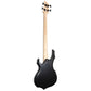 Full Size Glarry 4 String Burning Fire enclosed H-H Pickup Electric Bass Guitar with 20W Amplifier Bag Strap Connector Wrench Tool Black