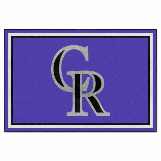 MLB - Colorado Rockies 5'x8' Rug