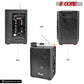 5 Core PA Speaker 40W Portable PA System w Wireless Mic Small Rechargeable Public Speaking Machine -  PDJ-2006BT