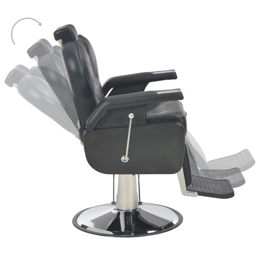 Barber Chair Black 28.3"x26.8"x38.6" Faux Leather