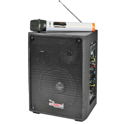 5 Core PA Speaker 40W Portable PA System w Wireless Mic Small Rechargeable Public Speaking Machine -  PDJ-2006BT