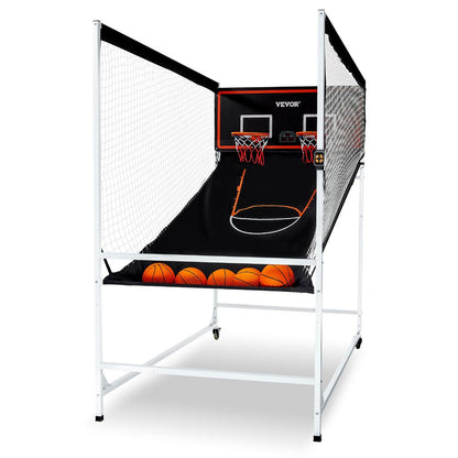 VEVOR Arcade Cage Basketball Game, 2 Player Indoor Basketball Game