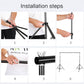 Photo Studio Lighting Kit 2x3M Background Support System With 4Pcs Backdrop Photography LED Light Softbox Umbrella Tripod Stand