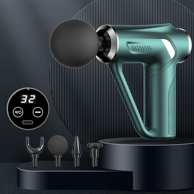 1pc Tricep Gun Deep Muscle Massage Relax Outdoor Fitness Equipment Shock Full Body Massager Electric Massage Gun Core Sports & Fitness