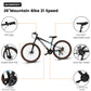 A27302 27 inch wheel mountain bike, 21-speed disc brake trigger transmission, aluminum frame unisex mountain bike