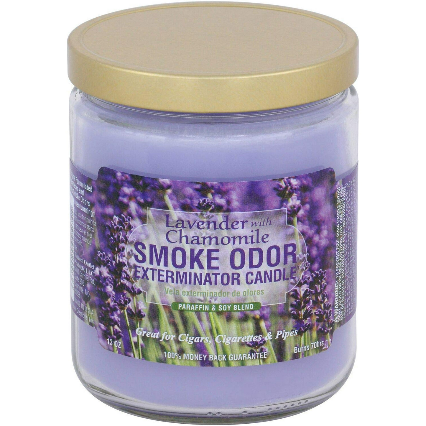 Smoke Odor Exterminator 13oz Jar Candle, Trippy Hippie, 13 oz,