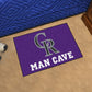 MLB - Colorado Rockies Man Cave Starter Rug 19"x30"