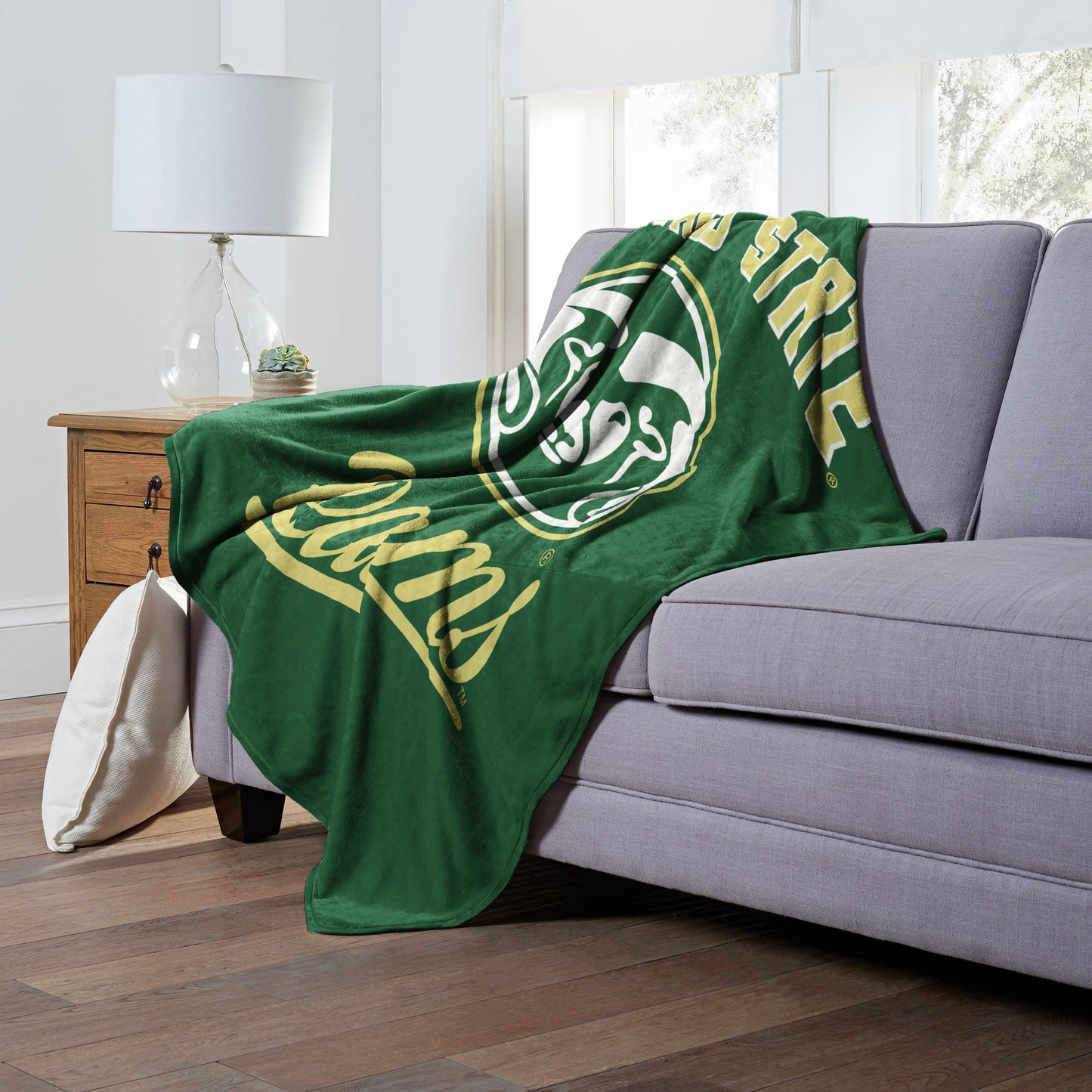 Colorado State OFFICIAL NCAA "Alumni" Silk Touch Throw Blanket; 50" x 60"