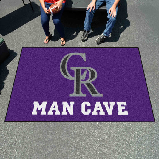 MLB - Colorado Rockies Man Cave UltiMat 5'x8' Rug