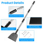 53In Flat Snow Shovel Ice Scraper Manganese Steel Snow Ice Chopper for Walkway Pathway Driveway Ice Removal Gardening Cleaning Scraper Shovel for Weeding Lawn Edging