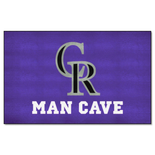 MLB - Colorado Rockies Man Cave UltiMat 5'x8' Rug