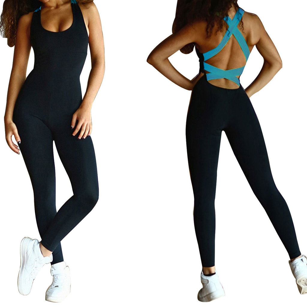 Women leggings Sports YOGA Workout Gym Fitness Jumpsuit Core Sports & Fitness
