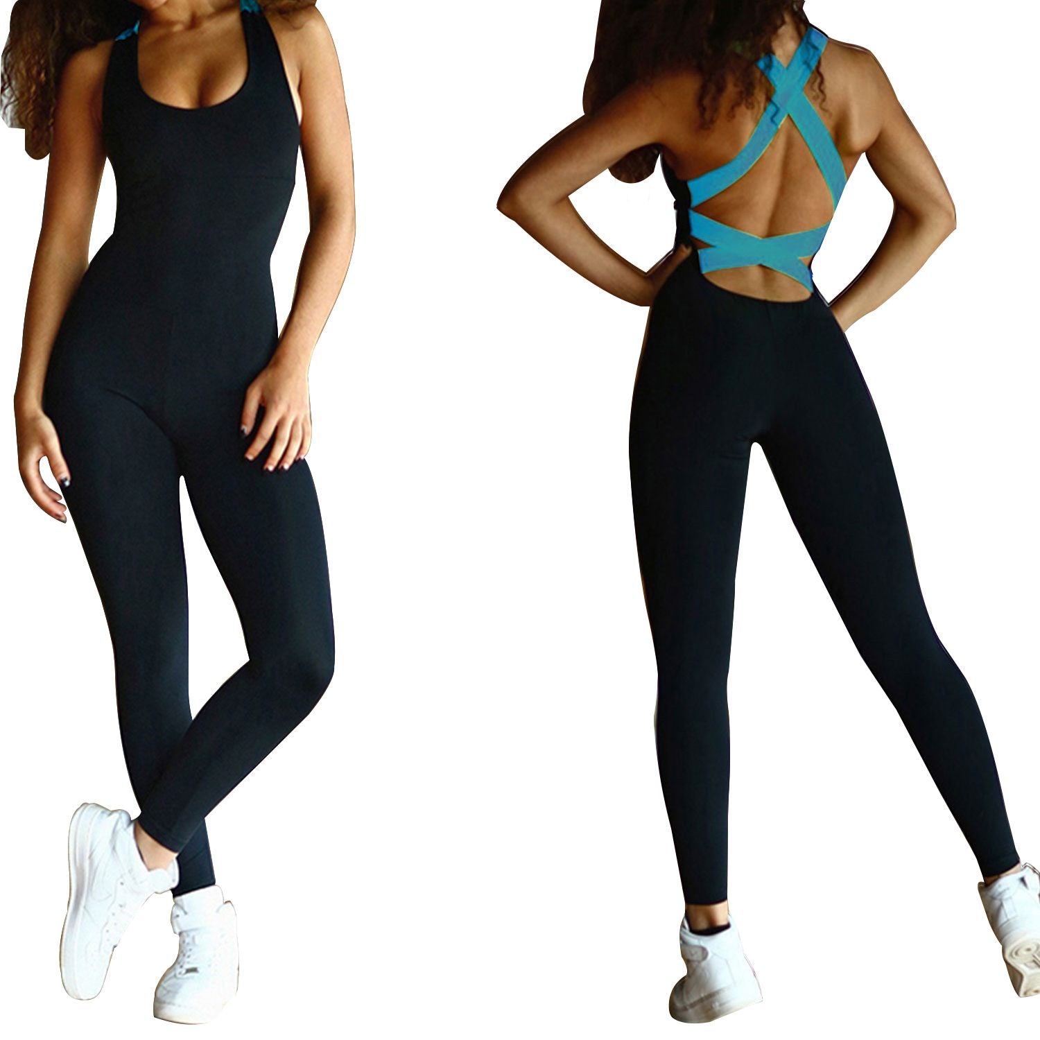 Women leggings Sports YOGA Workout Gym Fitness Jumpsuit Core Sports & Fitness
