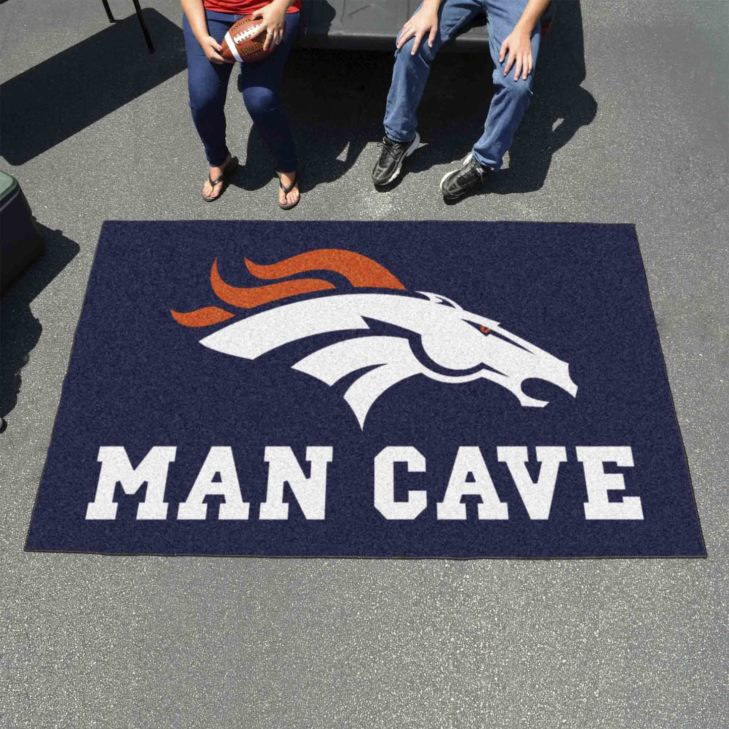 NFL - Denver Broncos Man Cave UltiMat 5'x8' Rug