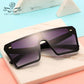 2023 Oversized Square Sunglasses Women Luxury Brand Fashion Red Black Men Gafas Shade Mirror Uv400