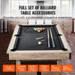 VEVOR Billiards Table, 7 ft Pool Table, Adjust Legs Stable Billiards Table, Pool Table Set Includes Balls, Cues