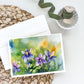 Colorado Rocky Mountain Columbine in Watercolor Greeting Cards Pack of 8 Blank Cards with Envelopes Whimsical A7 Size 5x7 Blank Note Cards