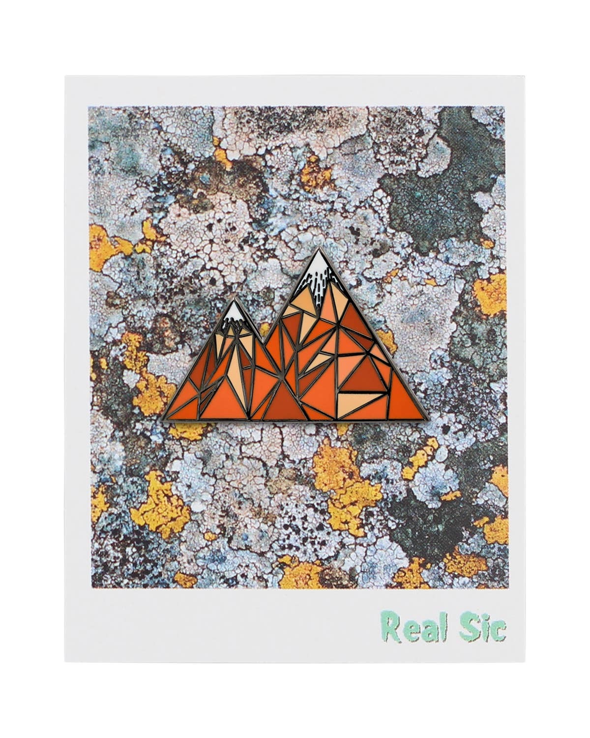 Geometric Mountain – Colorado / Mountain Life Enamel Pin