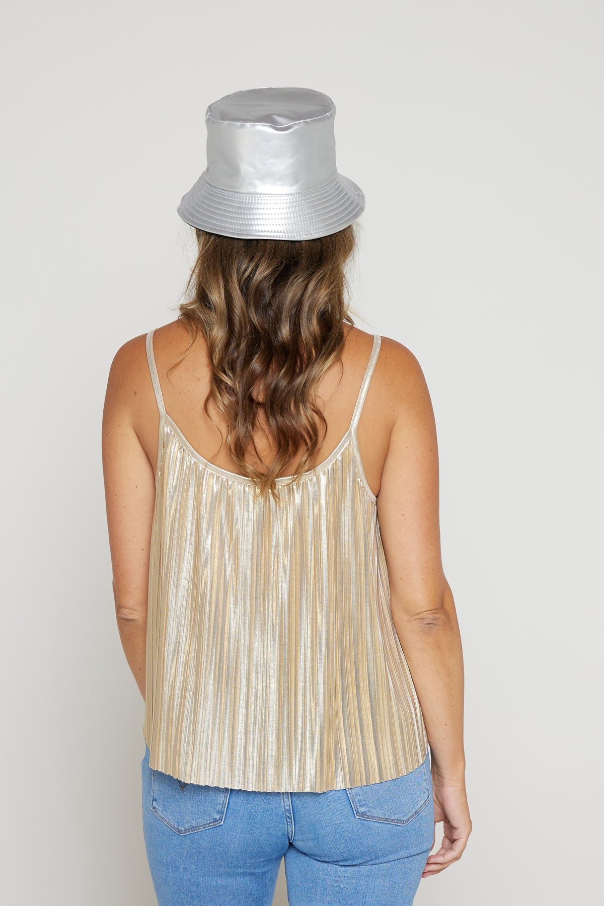 Nova Coton Polyester Metallic Bucket Hat