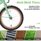 Multiple Colors,Girls Bike for 4-7 Years Old Kids,16 inch wheel , Training Wheels Included