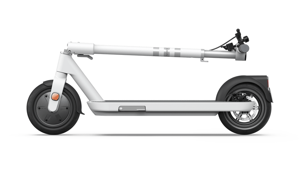 Foldable Electric Scooter w/18.6 Miles Max Operating Range & 15.5 mph Max Speed - White Core Sports & Fitness
