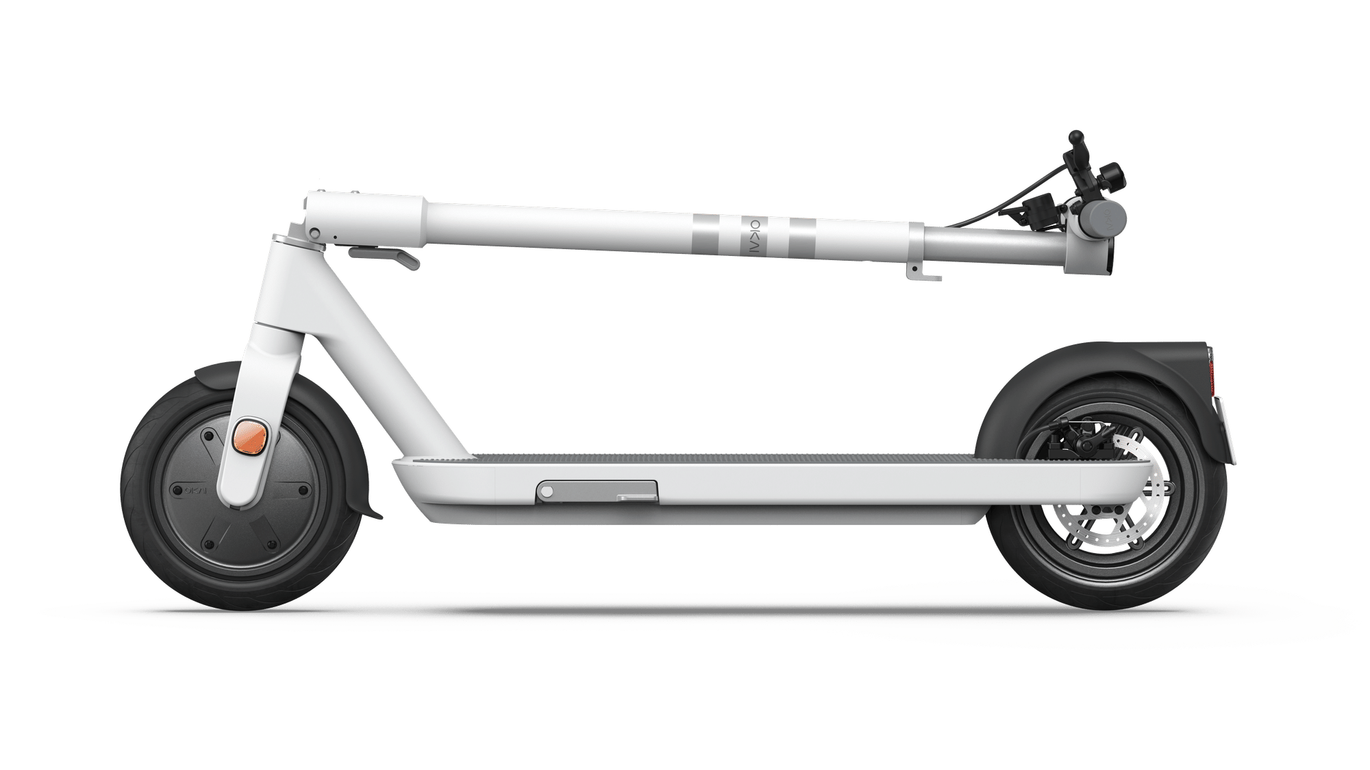 Foldable Electric Scooter w/18.6 Miles Max Operating Range & 15.5 mph Max Speed - White Core Sports & Fitness